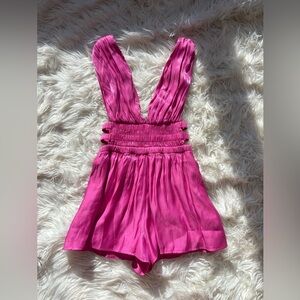 NWT Dillard hot pink romper